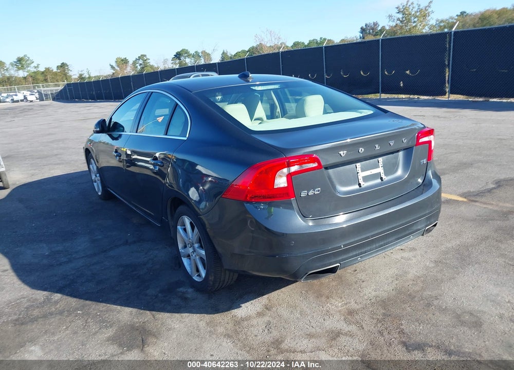 2016 VOLVO S60 T5 DRIVE-E PREMIER VIN: YV126MFK5G2396653