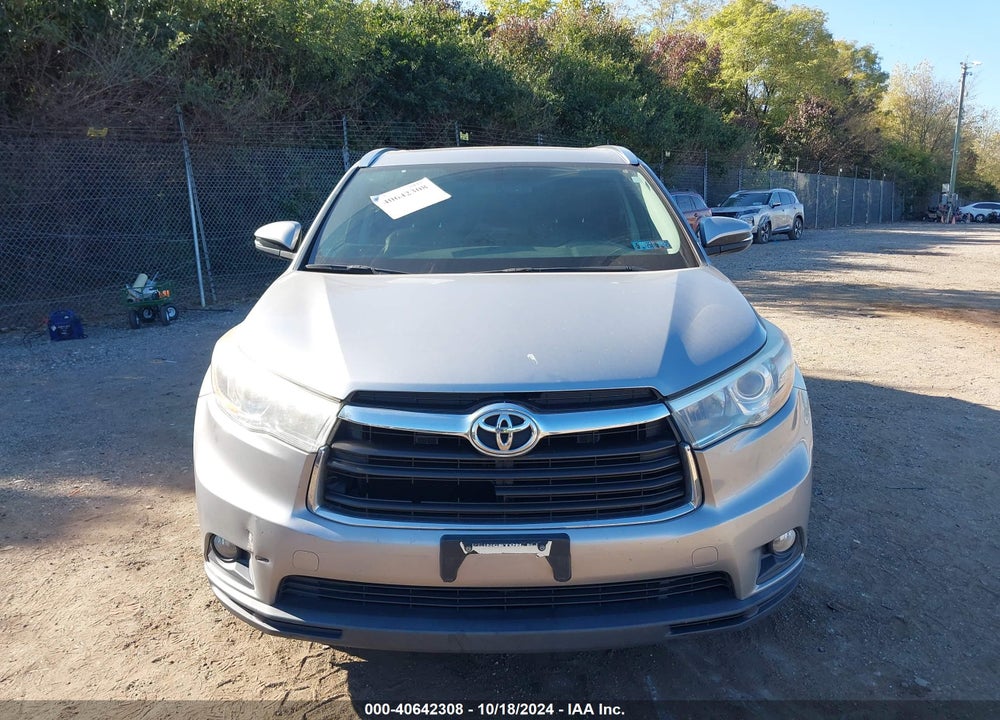 2016 TOYOTA HIGHLANDER XLE V6 VIN: 5TDJKRFH1GS344959