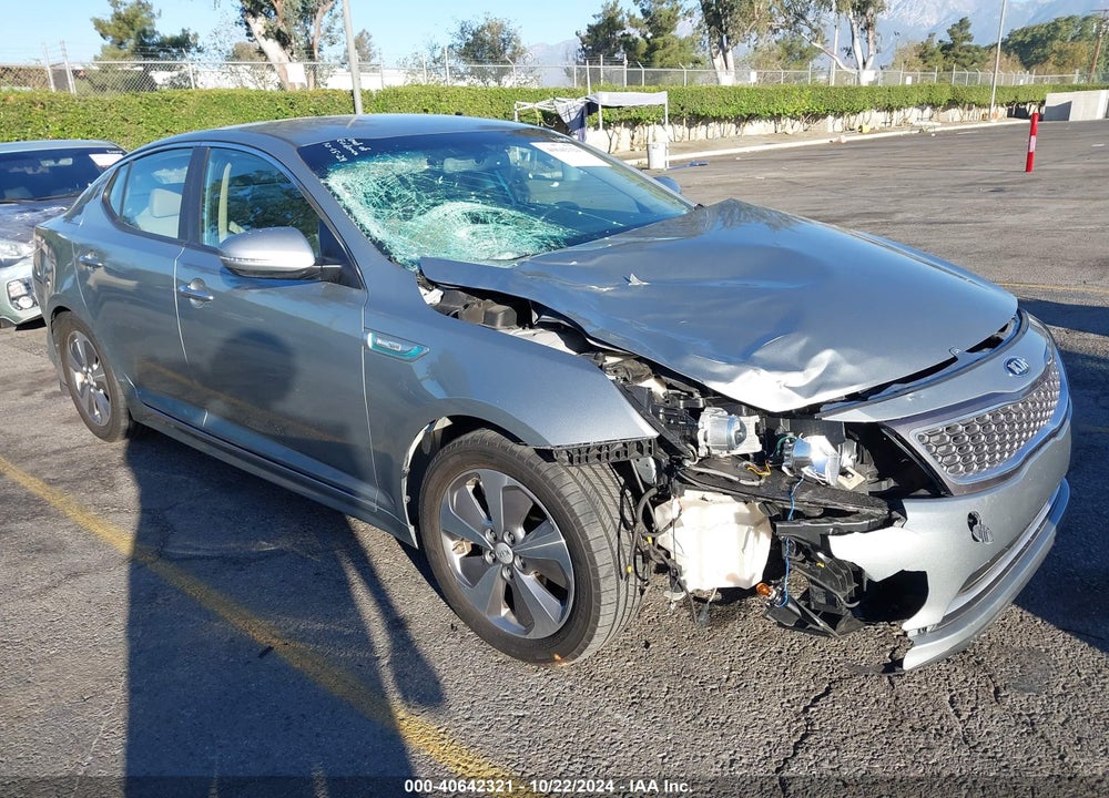 2016 KIA OPTIMA HYBRID EX VIN: KNAGN4AD2G5093915