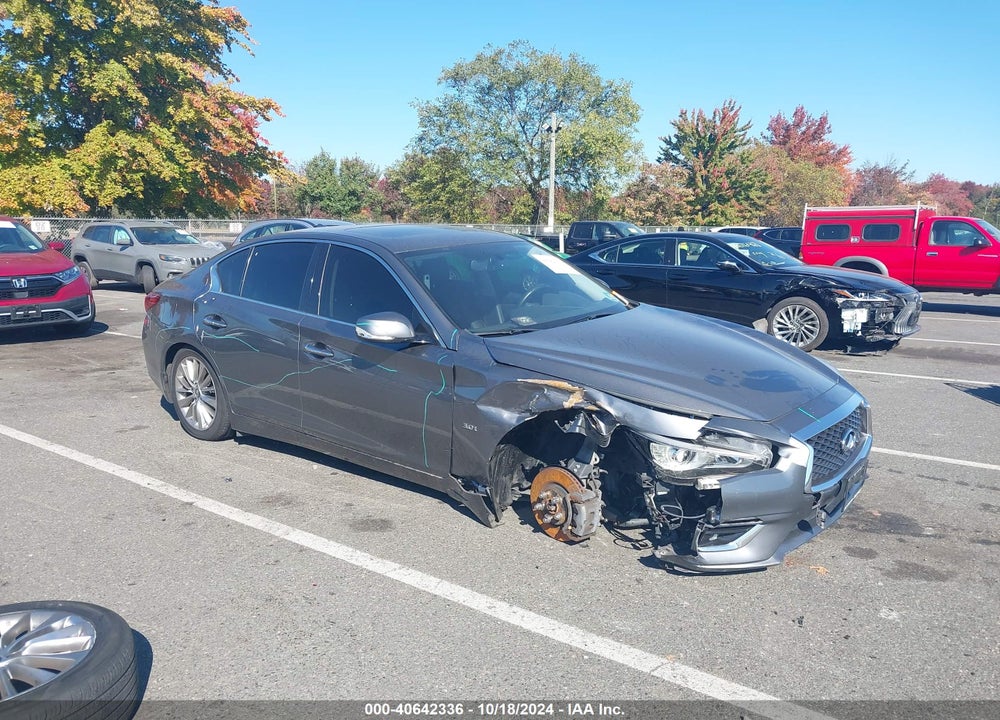 2018 INFINITI Q50 3.0T LUXE VIN: JN1EV7AR7JM435303