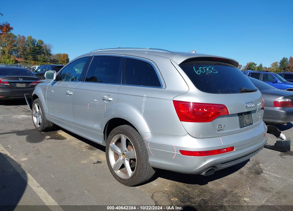 2014 AUDI Q7 3.0T S LINE PRESTIGE VIN: WA1DGAFEXED011796