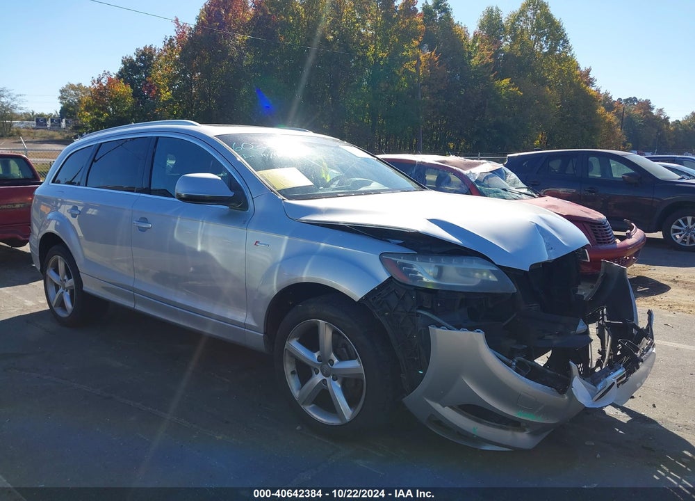 2014 AUDI Q7 3.0T S LINE PRESTIGE VIN: WA1DGAFEXED011796