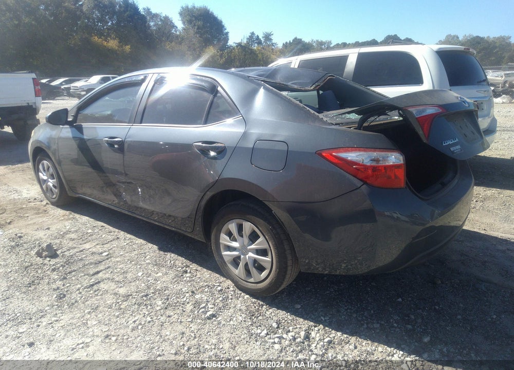 2015 TOYOTA COROLLA L VIN: 2T1BURHE2FC405468