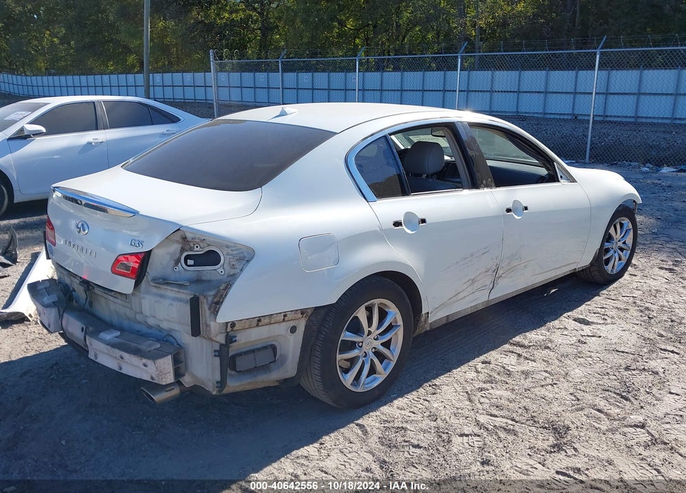 2008 INFINITI G35 JOURNEY VIN: JNKBV61E38M226866