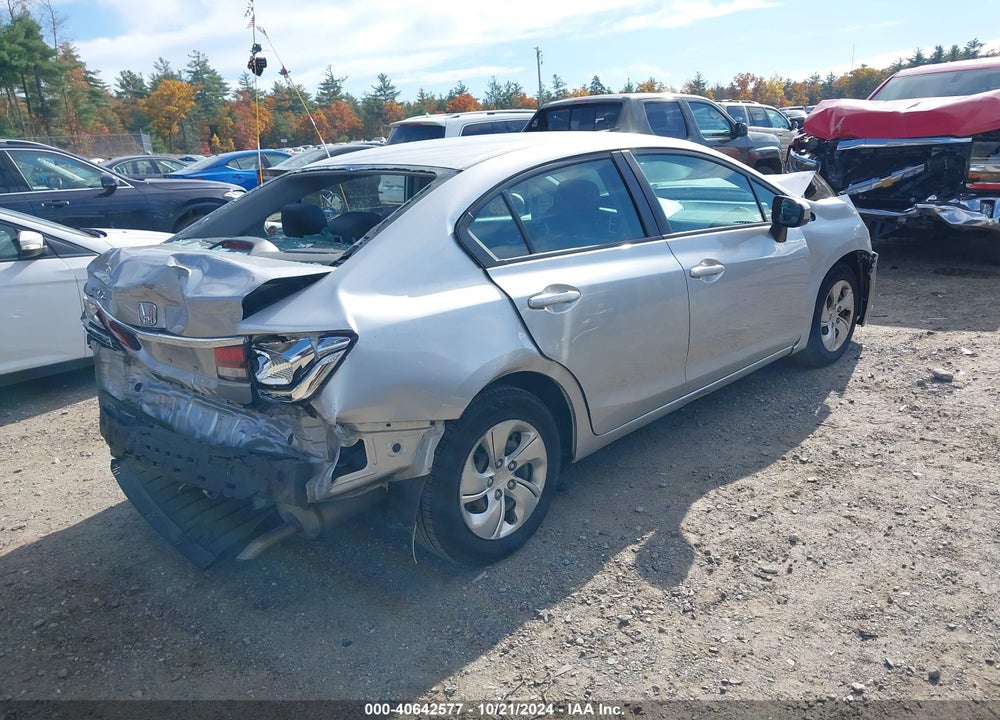2015 HONDA CIVIC LX VIN: 19XFB2F52FE231730