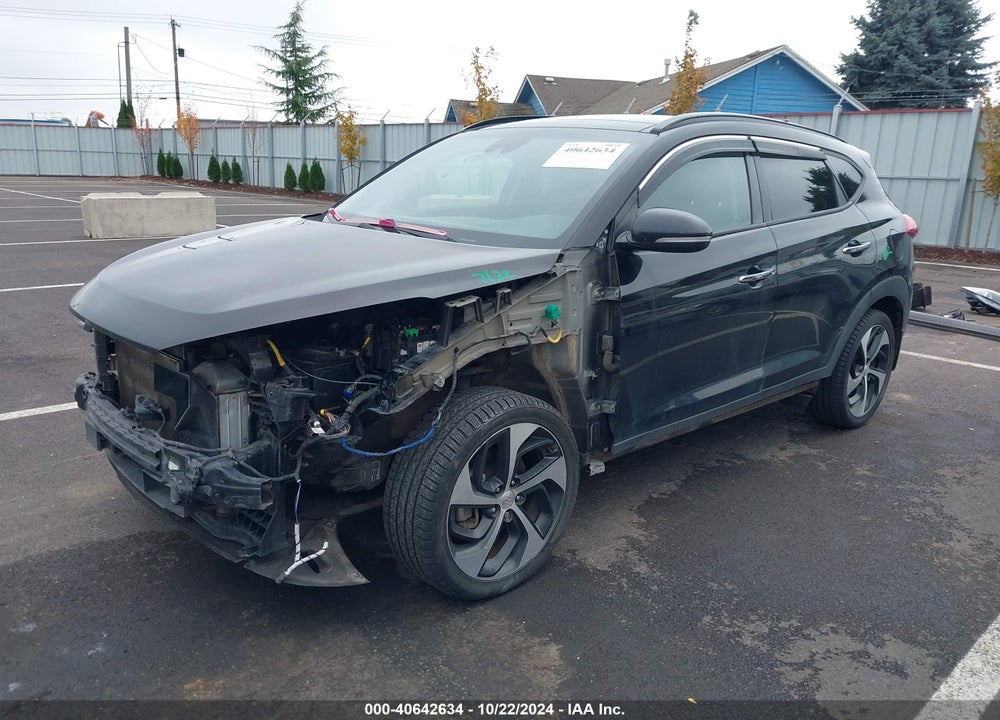 2016 HYUNDAI TUCSON LIMITED VIN: KM8J3CA20GU246753
