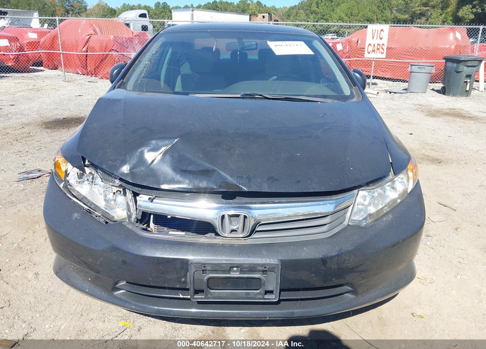 2012 HONDA CIVIC SDN LX VIN: 19XFB2F50CE369570