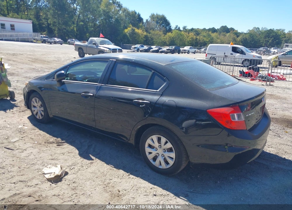 2012 HONDA CIVIC SDN LX VIN: 19XFB2F50CE369570