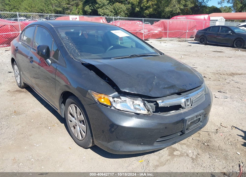 2012 HONDA CIVIC SDN LX VIN: 19XFB2F50CE369570