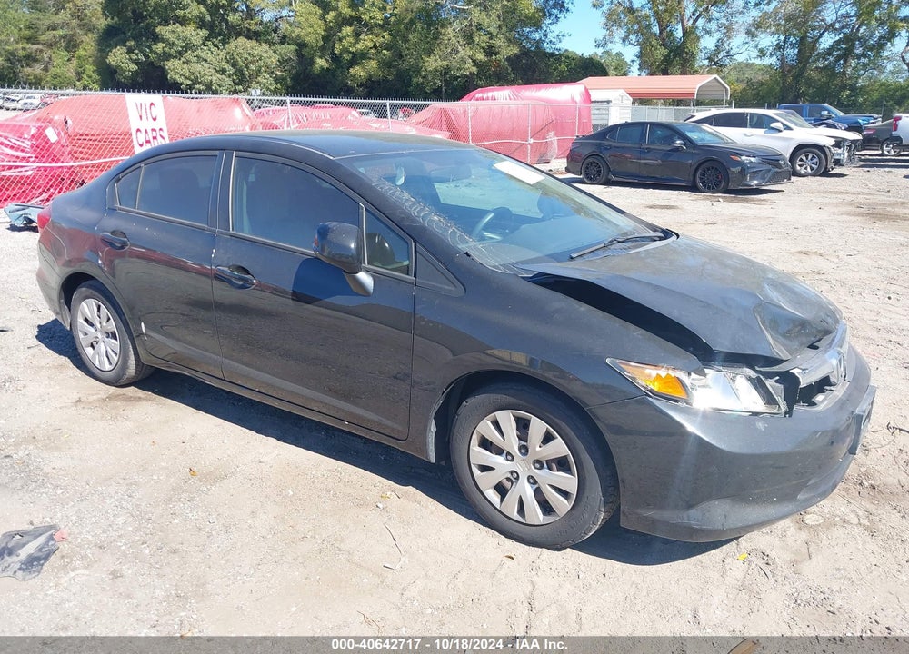 2012 HONDA CIVIC SDN LX VIN: 19XFB2F50CE369570