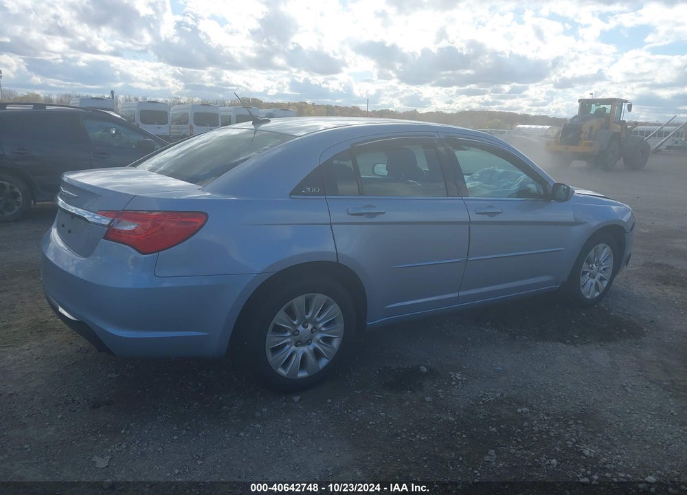 2012 CHRYSLER 200 LX VIN: 1C3CCBAB0CN191348