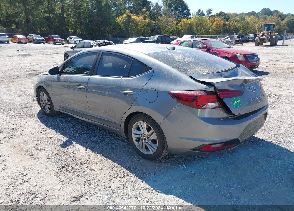 2019 HYUNDAI ELANTRA SEL VIN: KMHD84LF8KU744230