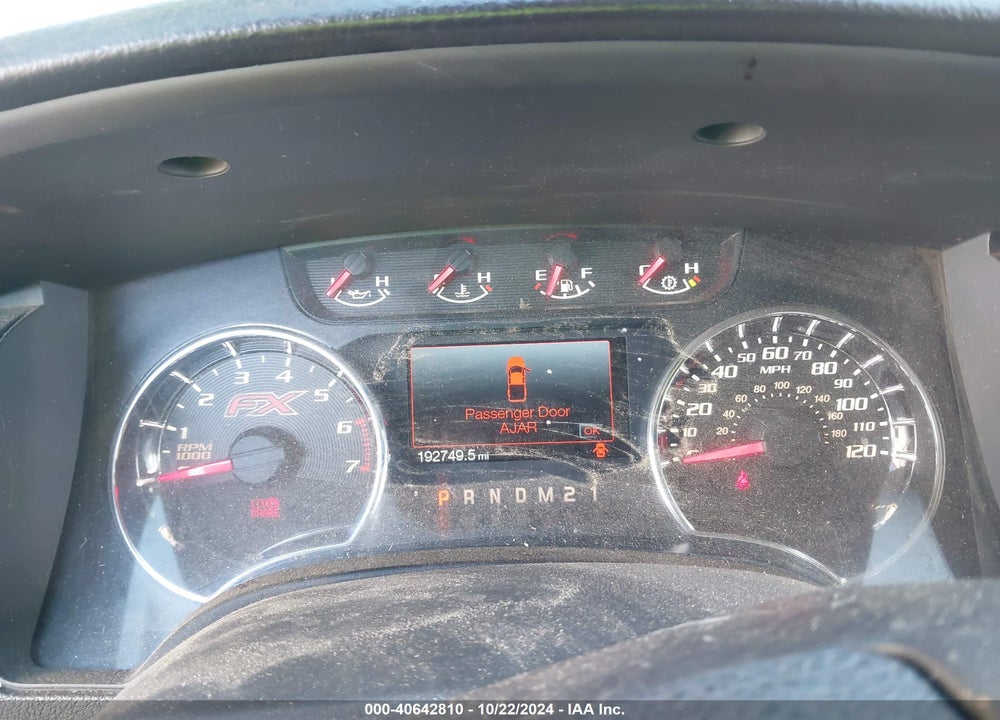 2012 FORD F-150 FX4 VIN: 1FTFX1EF7CFA24192