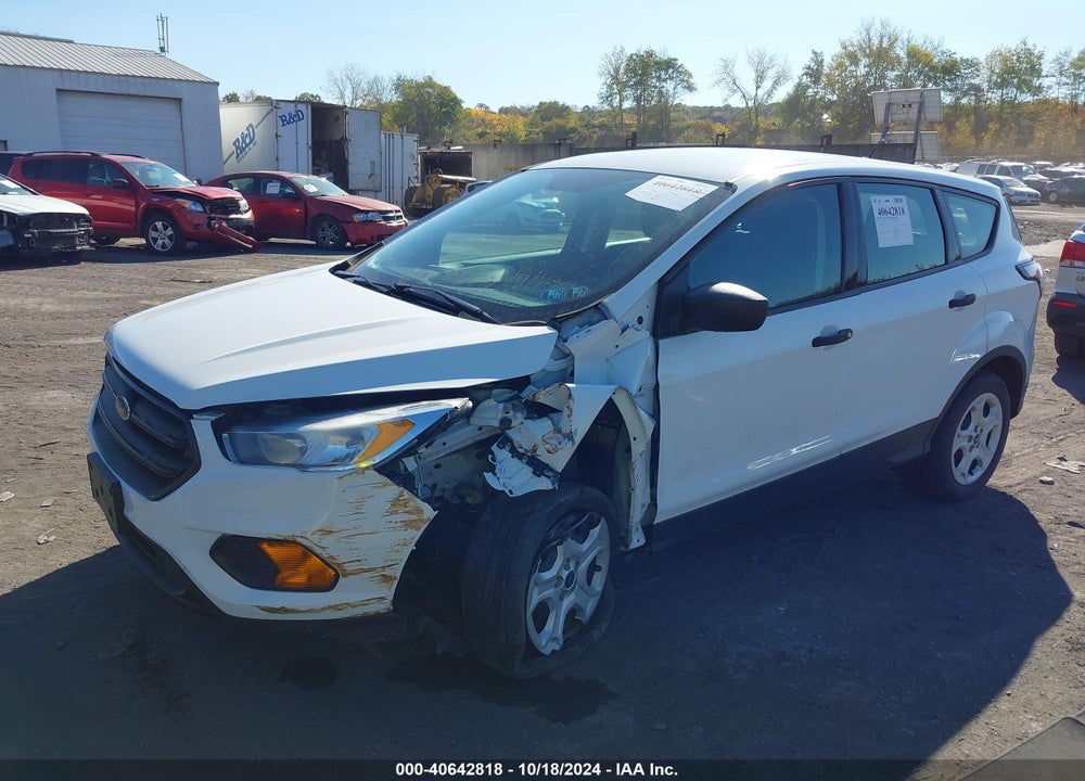 2018 FORD ESCAPE S VIN: 1FMCU0F70JUC62886