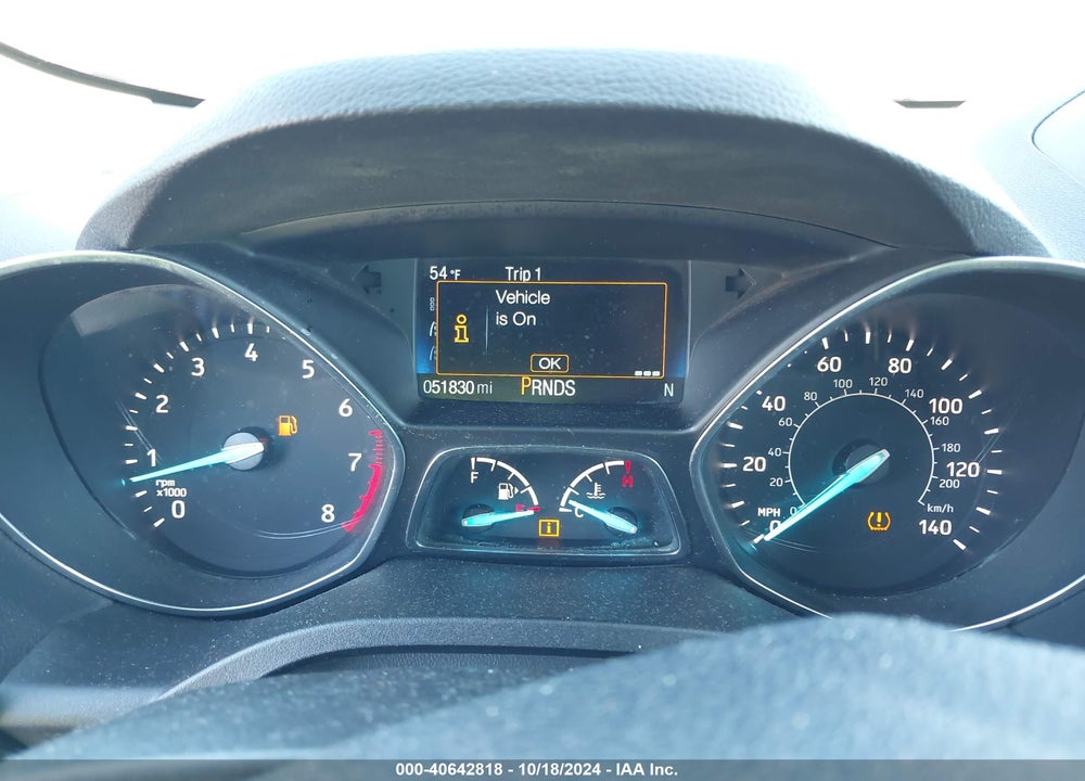 2018 FORD ESCAPE S VIN: 1FMCU0F70JUC62886