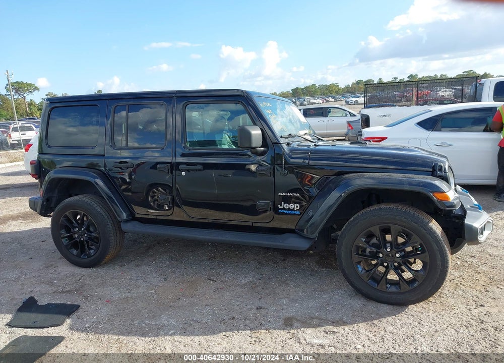2022 JEEP WRANGLER 4XE UNLIMITED SAHARA 4X4 VIN: 1C4JJXP61NW197849