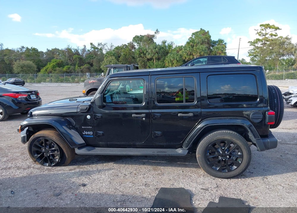 2022 JEEP WRANGLER 4XE UNLIMITED SAHARA 4X4 VIN: 1C4JJXP61NW197849