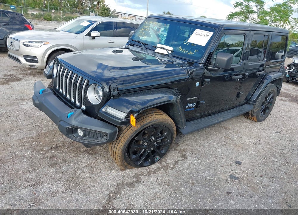 2022 JEEP WRANGLER 4XE UNLIMITED SAHARA 4X4 VIN: 1C4JJXP61NW197849