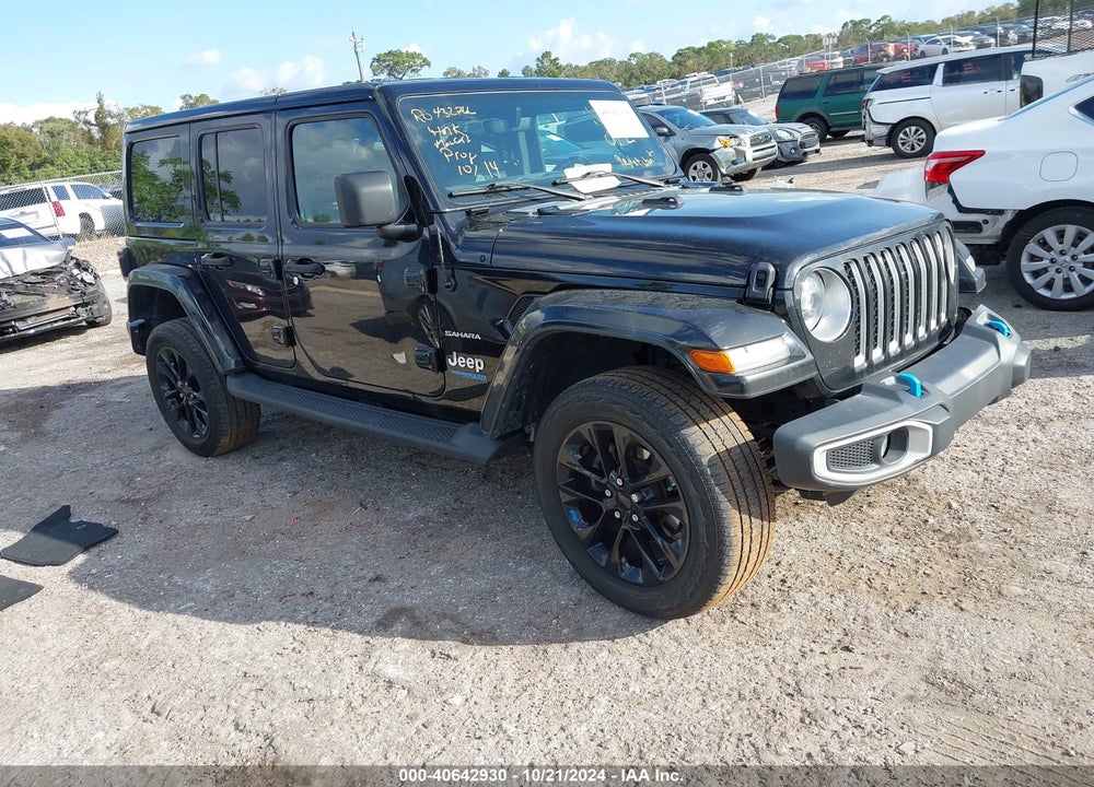 2022 JEEP WRANGLER 4XE UNLIMITED SAHARA 4X4 VIN: 1C4JJXP61NW197849