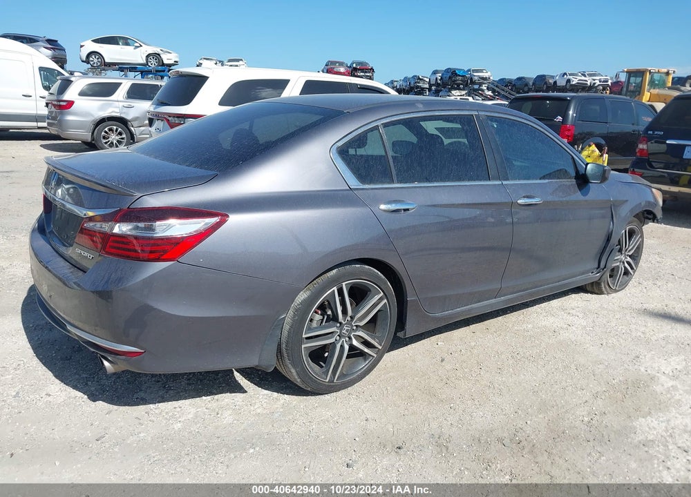 2016 HONDA ACCORD SPORT VIN: 1HGCR2F51GA235613