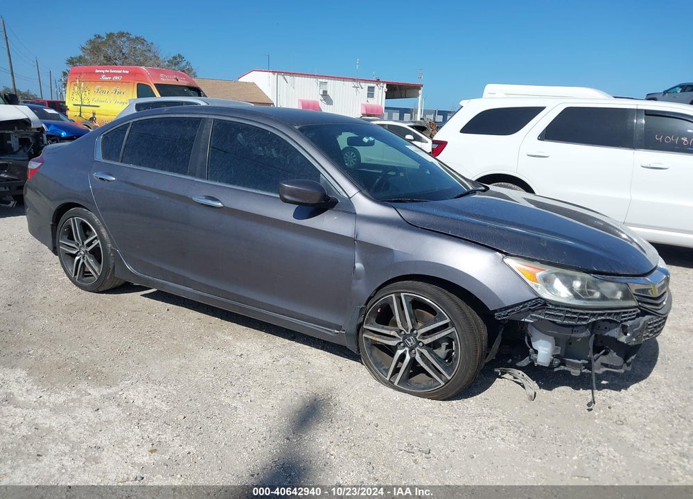 2016 HONDA ACCORD SPORT VIN: 1HGCR2F51GA235613