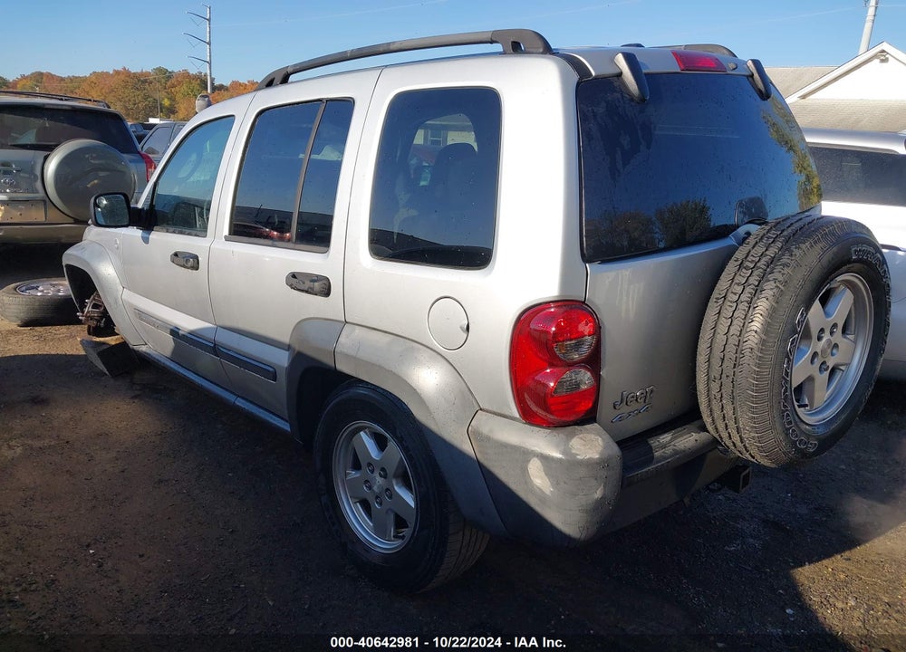 2007 JEEP LIBERTY SPORT VIN: 1J4GL48K57W665416