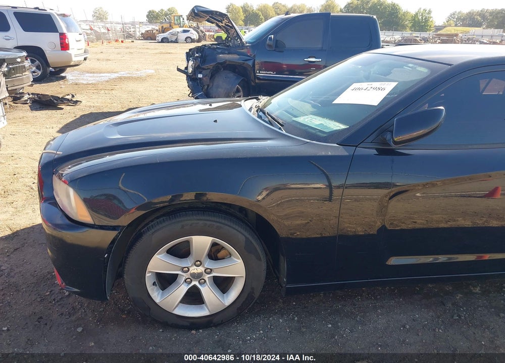 2012 DODGE CHARGER SE VIN: 2C3CDXBG9CH203025