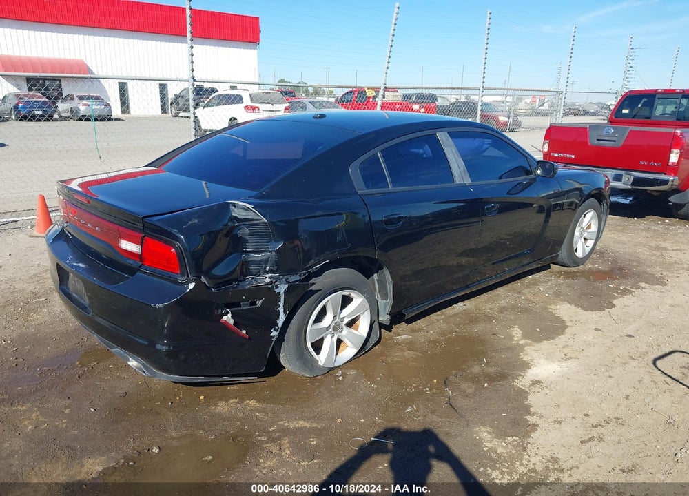2012 DODGE CHARGER SE VIN: 2C3CDXBG9CH203025