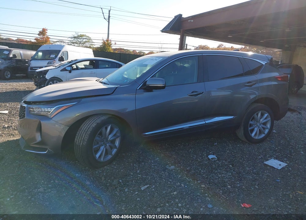 2022 ACURA RDX STANDARD VIN: 5J8TC2H33NL002038