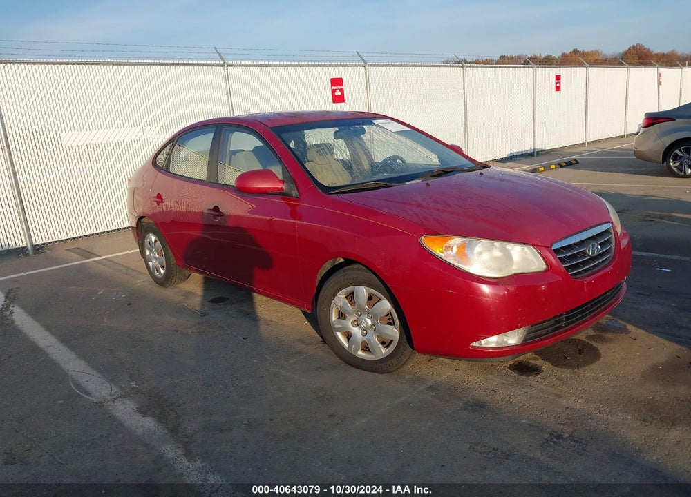 2007 HYUNDAI ELANTRA GLS/LIMITED/SE VIN: KMHDU46D17U128298