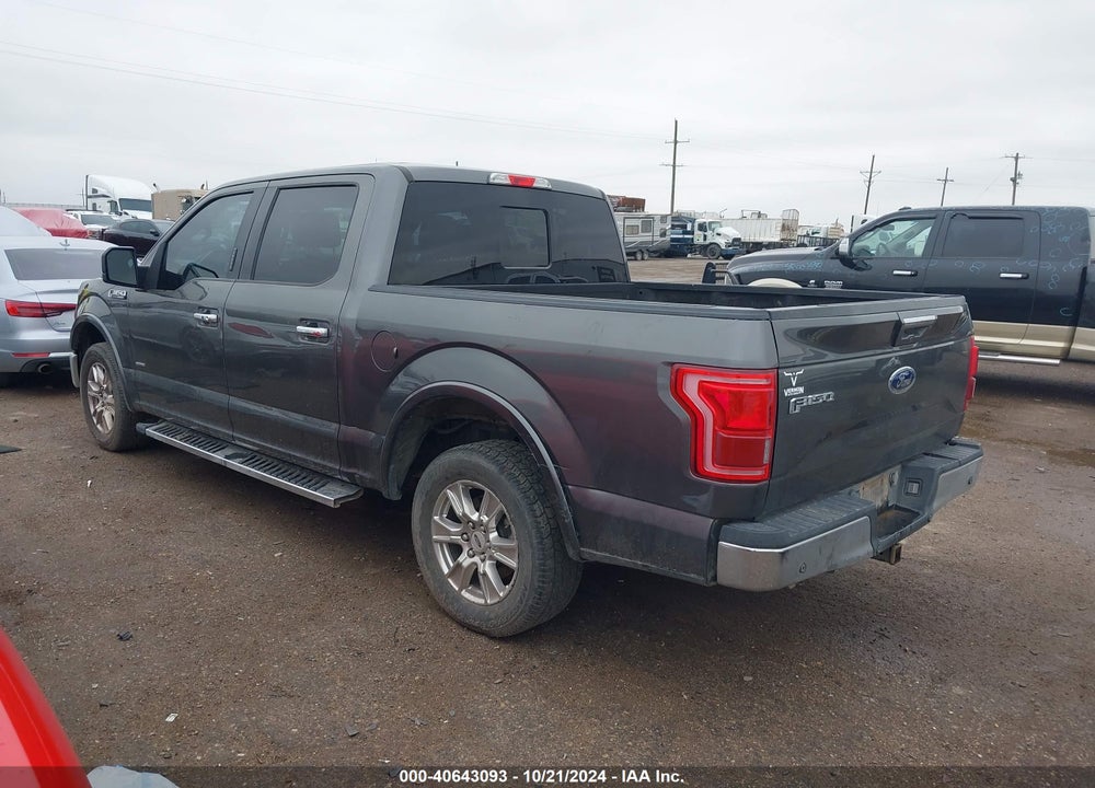 2015 FORD F-150 LARIAT VIN: 1FTEW1CPXFKF01218