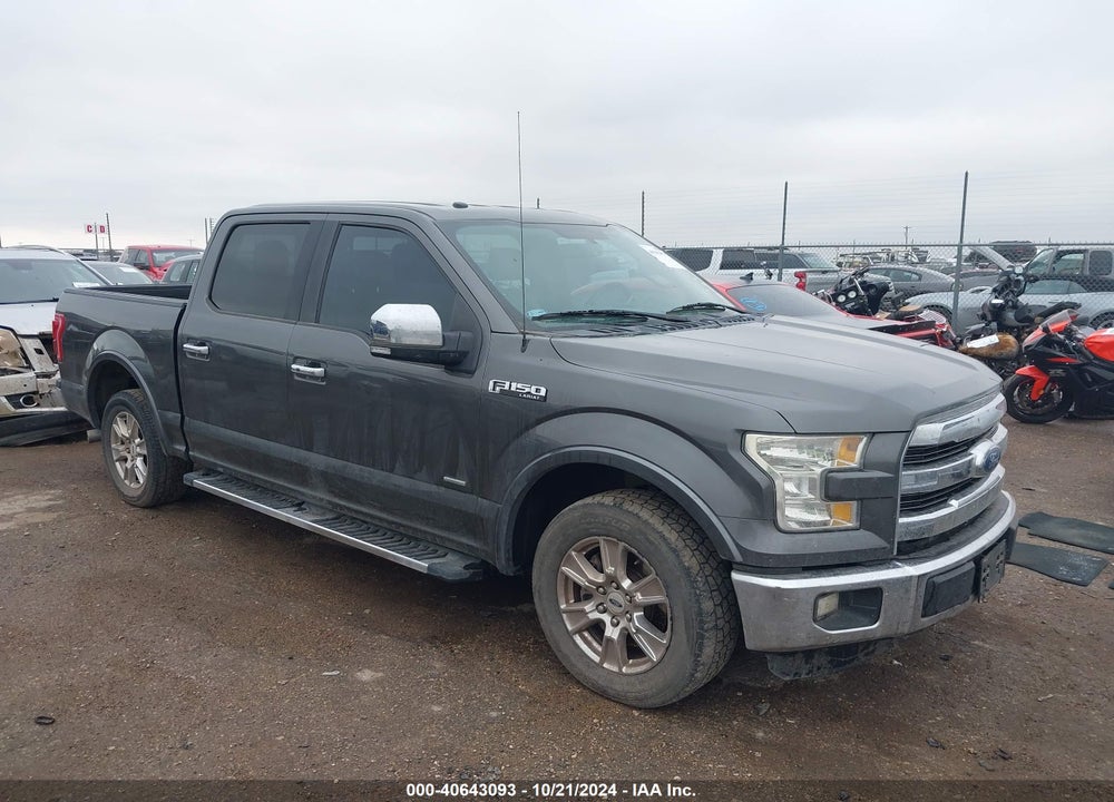 2015 FORD F-150 LARIAT VIN: 1FTEW1CPXFKF01218