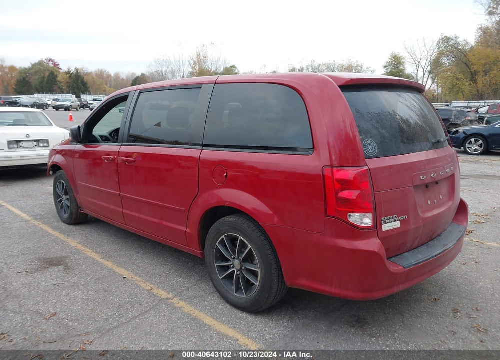 2015 DODGE GRAND CARAVAN SE VIN: 2C4RDGBGXFR570147