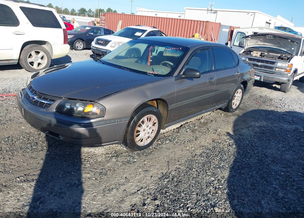 2002 CHEVROLET IMPALA VIN: 2G1WF52E329206865