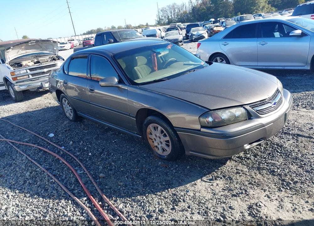 2002 CHEVROLET IMPALA VIN: 2G1WF52E329206865