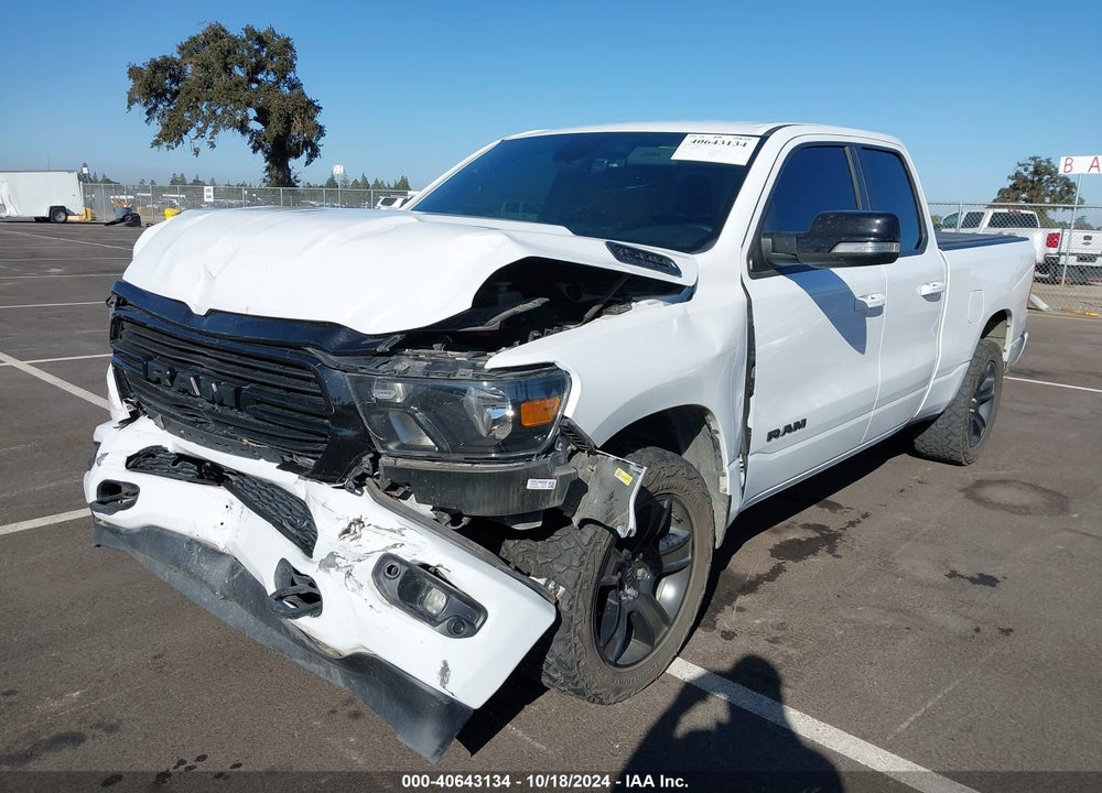 2021 RAM 1500 BIG HORN 4X4 6'4 BOX VIN: 1C6SRFBT8MN822635