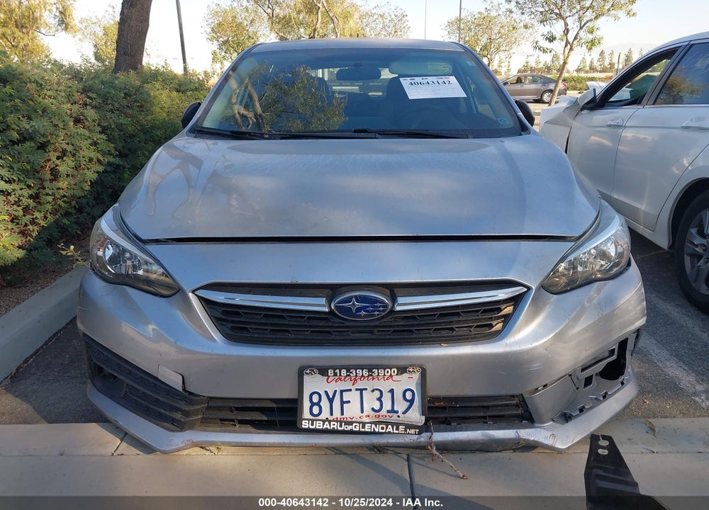 2022 SUBARU IMPREZA BASE 5-DOOR VIN: 4S3GTAA69N1704617