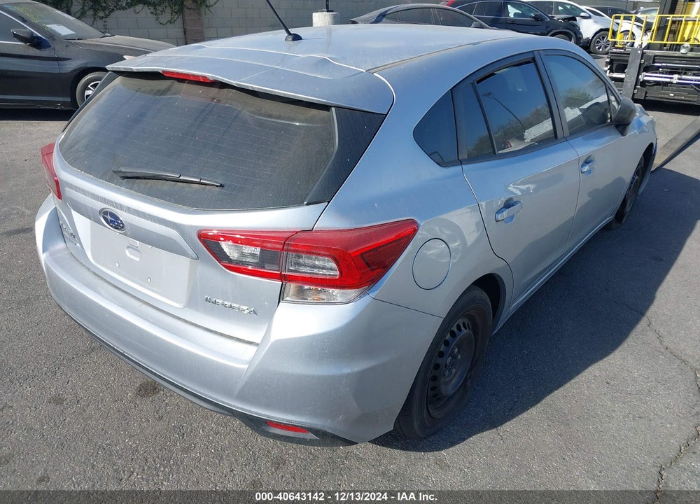 2022 SUBARU IMPREZA BASE 5-DOOR VIN: 4S3GTAA69N1704617