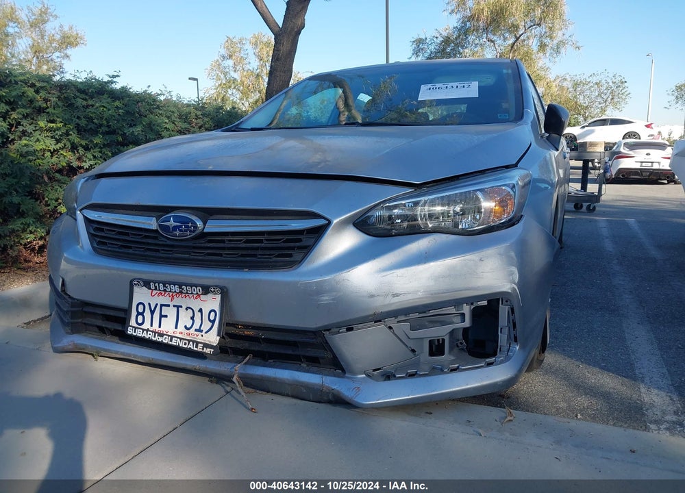 2022 SUBARU IMPREZA BASE 5-DOOR VIN: 4S3GTAA69N1704617