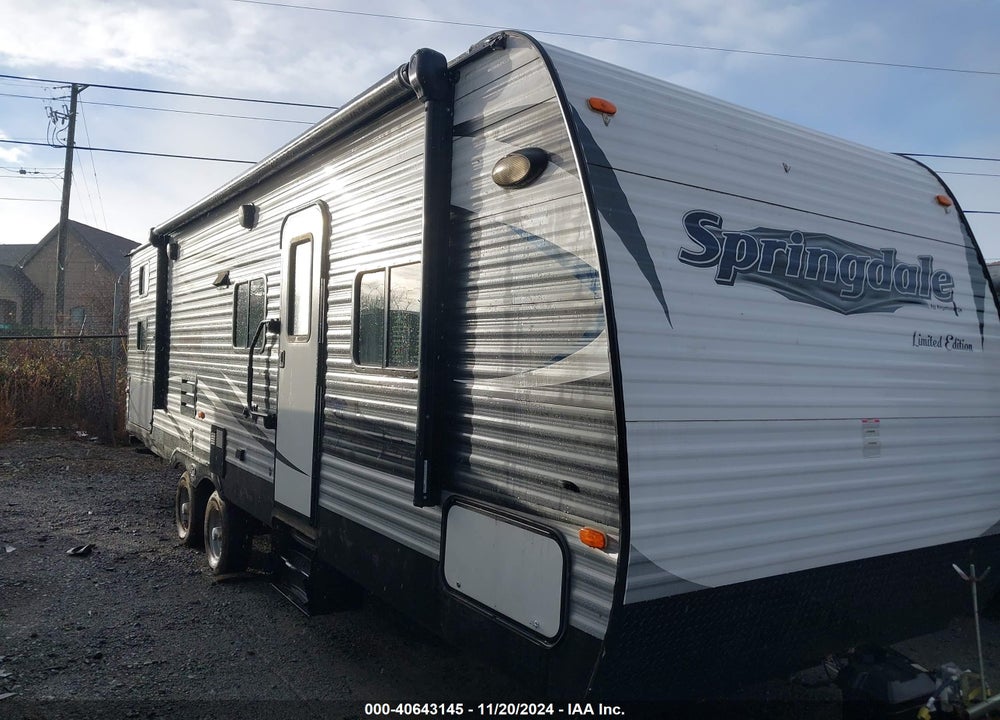 2016 SPRINGDALE KEYSTONE  LIMITED E VIN: 4YDT27023G3100696