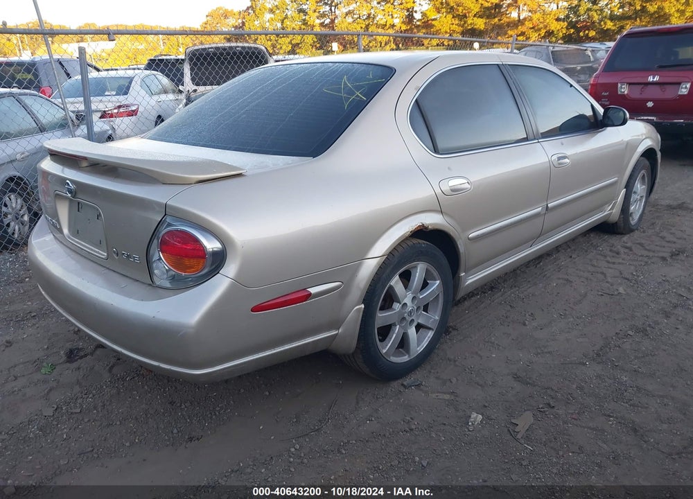 2003 NISSAN MAXIMA GLE VIN: JN1DA31A63T404790
