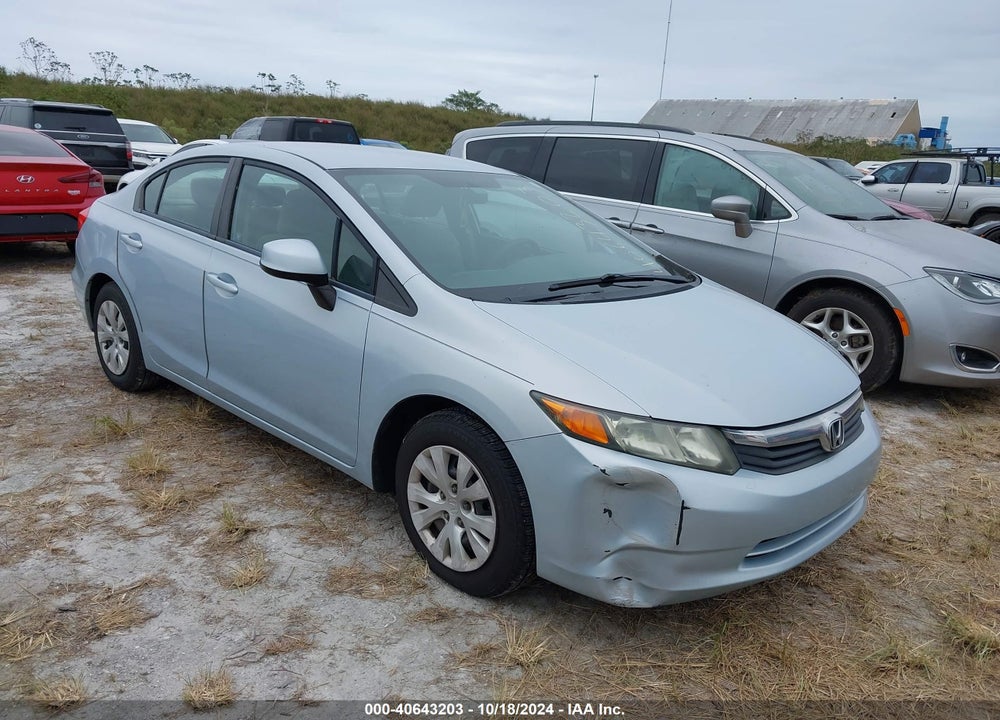 2012 HONDA CIVIC SDN LX VIN: 2HGFB2F56CH598177