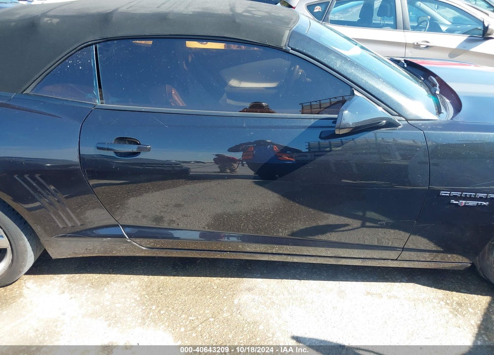2012 CHEVROLET CAMARO VIN: 2G1FK3DJ6C9107968