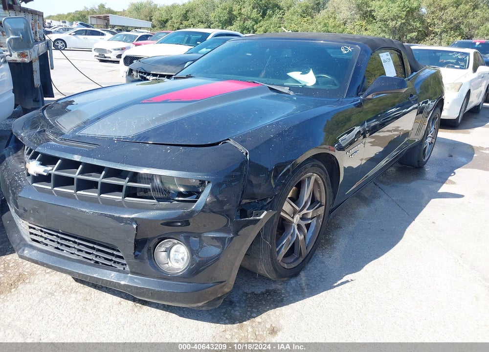 2012 CHEVROLET CAMARO VIN: 2G1FK3DJ6C9107968