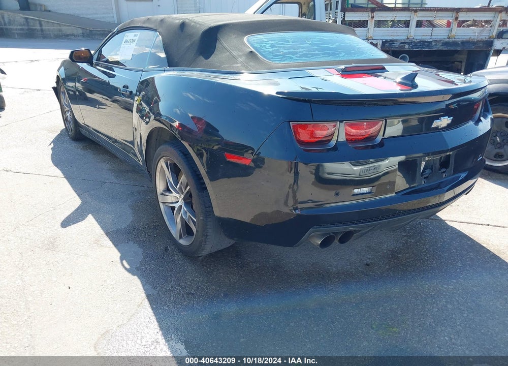 2012 CHEVROLET CAMARO VIN: 2G1FK3DJ6C9107968