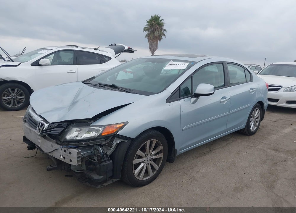 2012 HONDA CIVIC EX-L VIN: 19XFB2F90CE346907