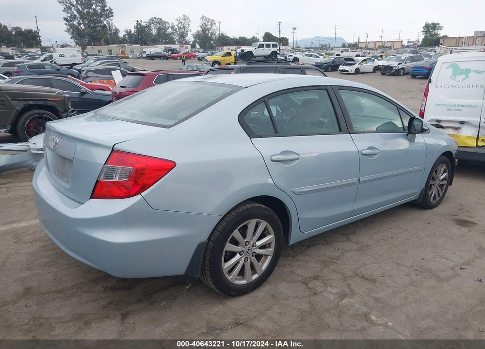 2012 HONDA CIVIC EX-L VIN: 19XFB2F90CE346907