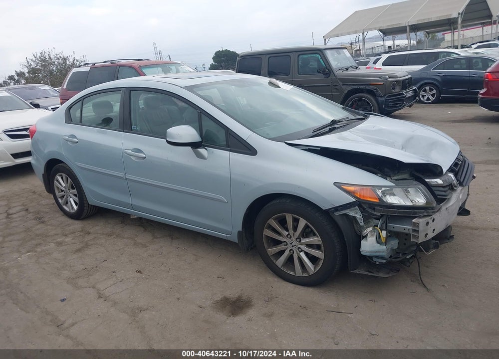 2012 HONDA CIVIC EX-L VIN: 19XFB2F90CE346907
