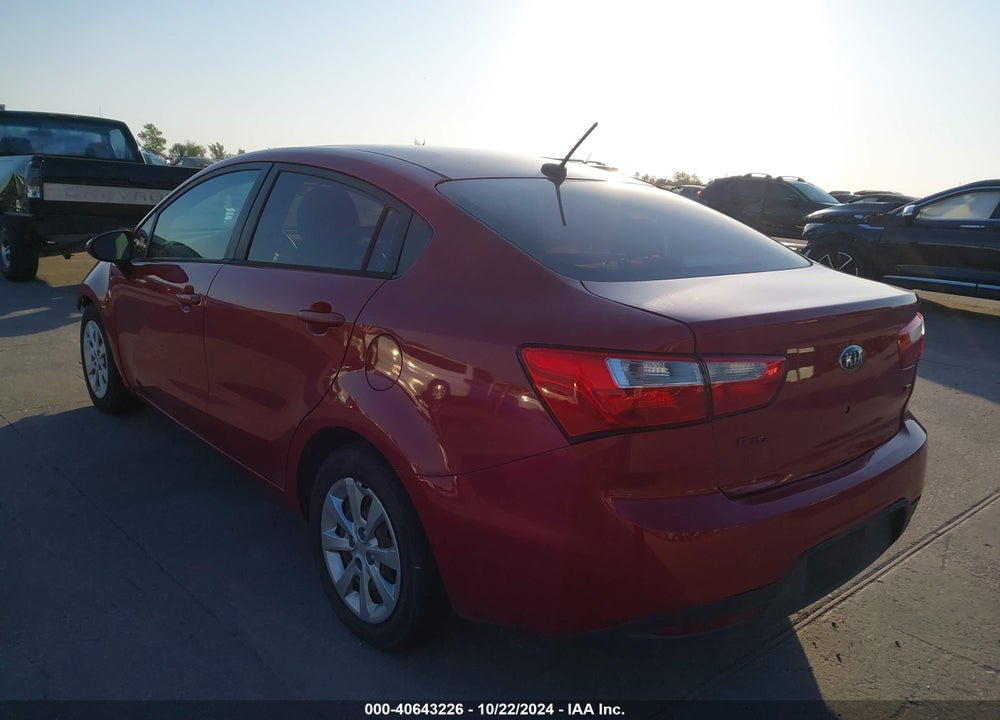 2015 KIA RIO LX VIN: KNADM4A31F6502783