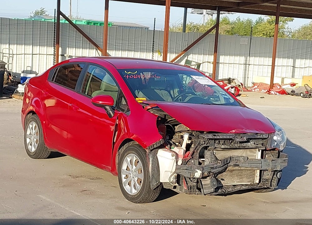 2015 KIA RIO LX VIN: KNADM4A31F6502783